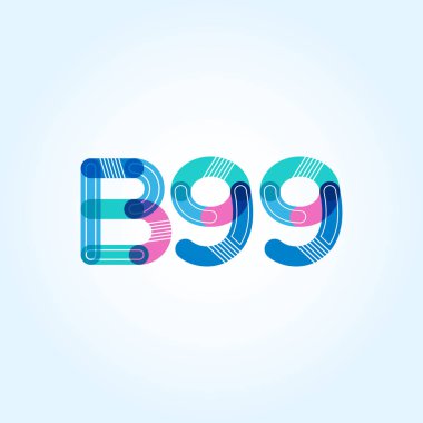 Harf ve sayı logosu B99