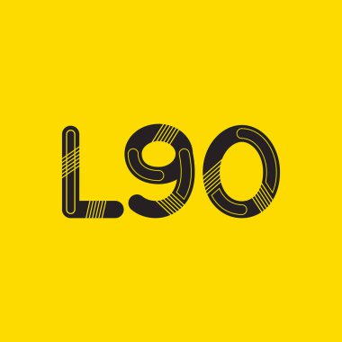 Harf ve sayı logosu L90