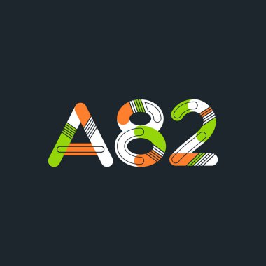 Harf ve sayı logosu A82