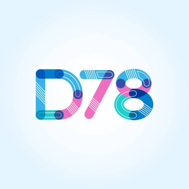 Harf ve sayı logosu D78