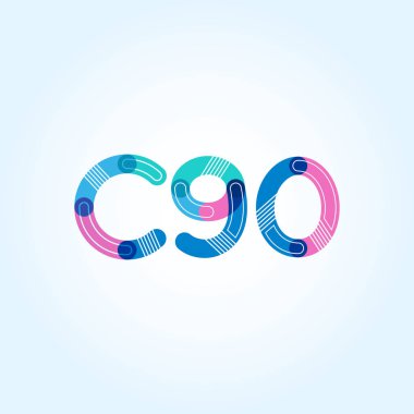 Harf ve sayı logosu C90