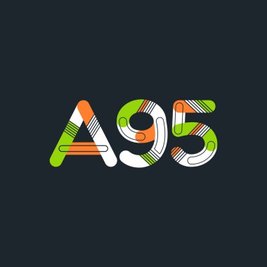 Harf ve sayı logosu A95