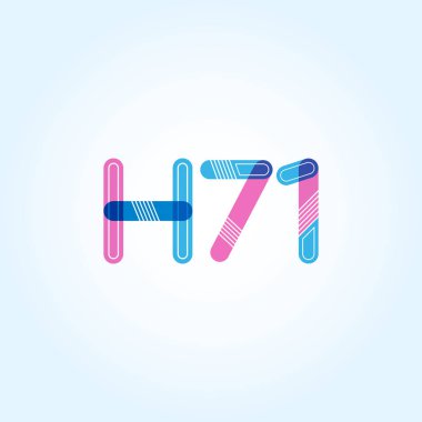 Harf ve sayı logosu H71