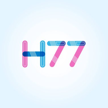 Harf ve sayı logosu H77