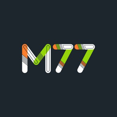 Harf ve sayı logosu M77
