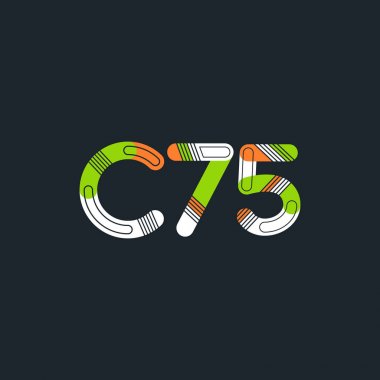 Harf ve sayı logosu C75