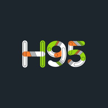 Harf ve sayı logosu H95