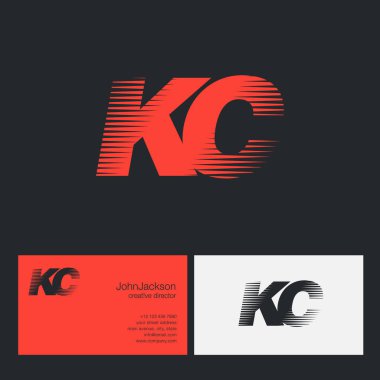 KC harfler şirket logosu 