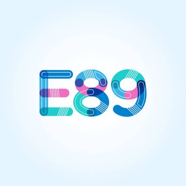 Harf ve sayı logosu E89