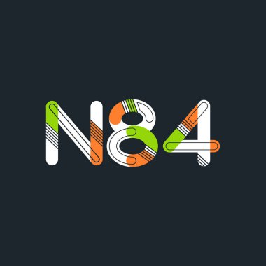Harf ve rakam logo N84