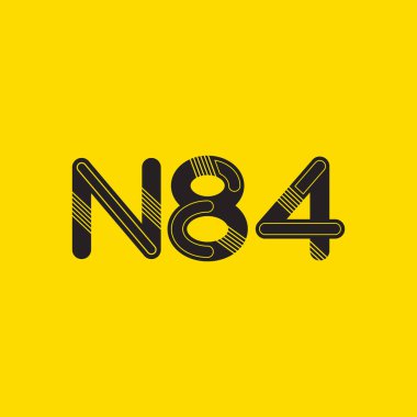 Harf ve rakam logo N84