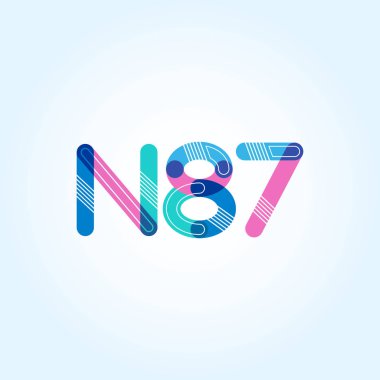 Harf ve rakam logosu N87
