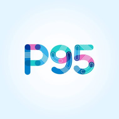 Harf ve rakam logosu Maskesini P95