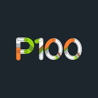 Harf ve rakam logosu P100