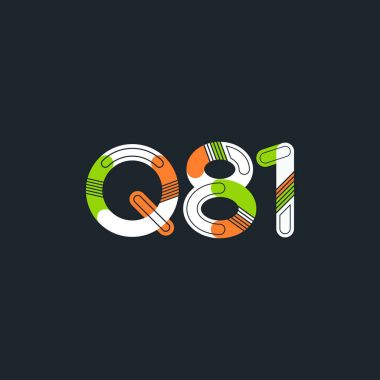 Harf ve sayı logosu Q81