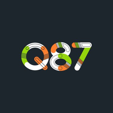 Harf ve sayı logosu Q87