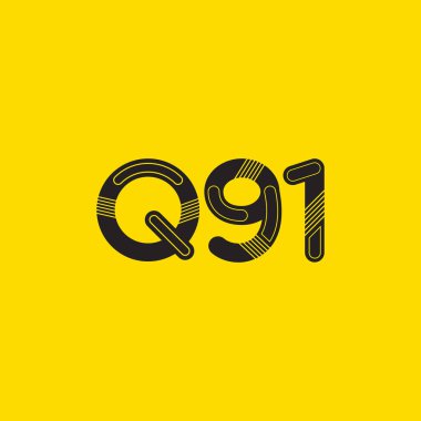 Harf ve sayı logosu Q91