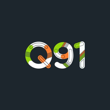 Harf ve sayı logosu Q91