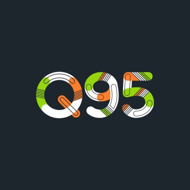 Harf ve sayı logosu Q95