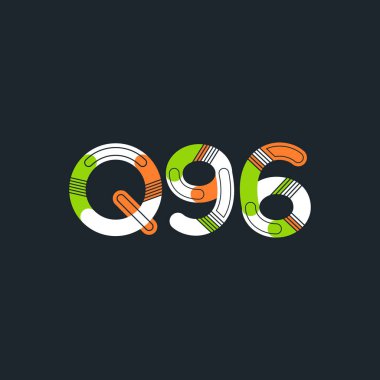 Harf ve sayı logosu Q96
