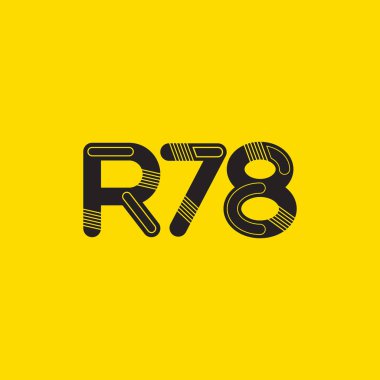 Harf ve sayı logosu R78