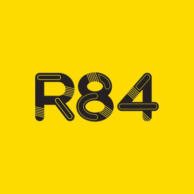 Harf ve sayı logosu R84