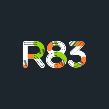 Harf ve sayı logosu R83
