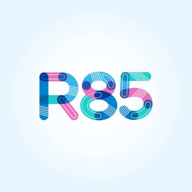 Harf ve sayı logosu R85