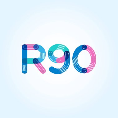 Harf ve sayı logosu R90