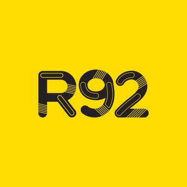 Harf ve sayı logosu R92