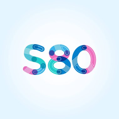 Harf ve sayı logosu S80