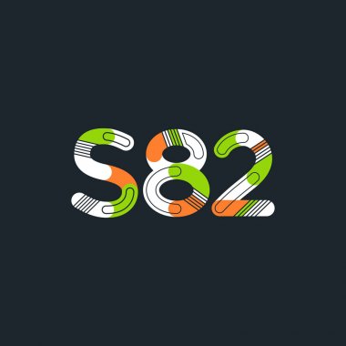 Harf ve sayı logosu S82