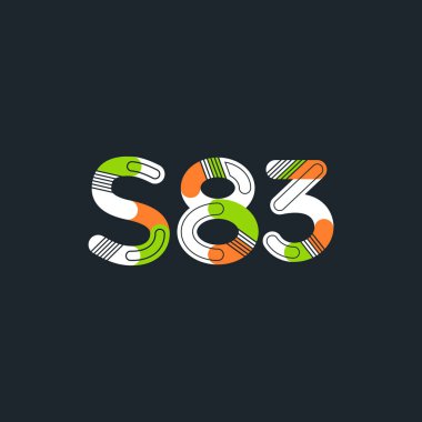 Harf ve sayı logosu S83
