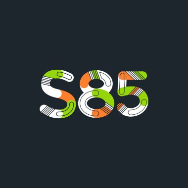 Harf ve sayı logosu S85