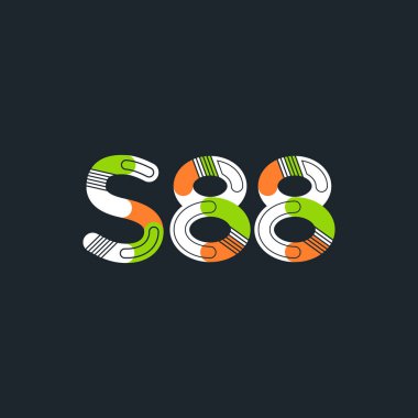 Harf ve sayı logosu S88