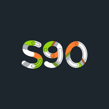 Harf ve sayı logosu S90
