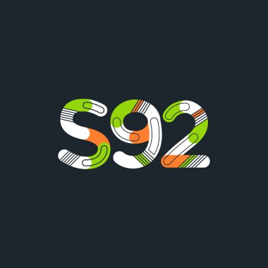 Harf ve sayı logosu S92
