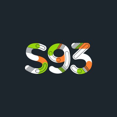 Harf ve sayı logosu S93