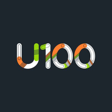 Harf ve sayı logosu U100
