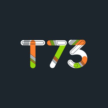 Harf ve sayı logosu T73