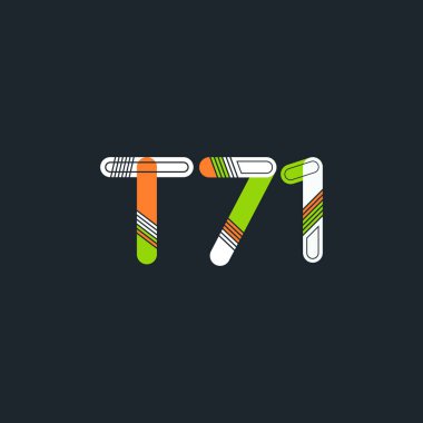 Harf ve sayı logosu T71