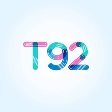 Harf ve sayı logosu T92