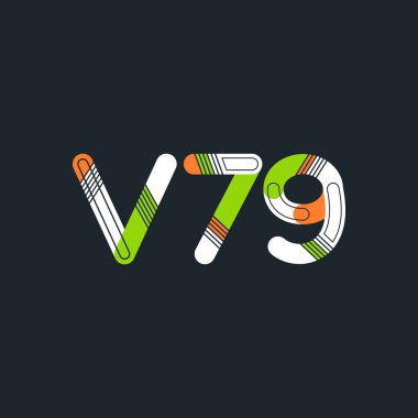 Harf ve sayı logosu V79