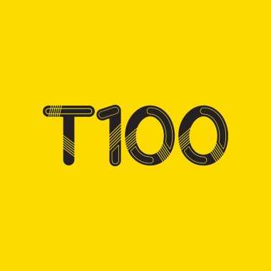 Harf ve sayı logosu T100