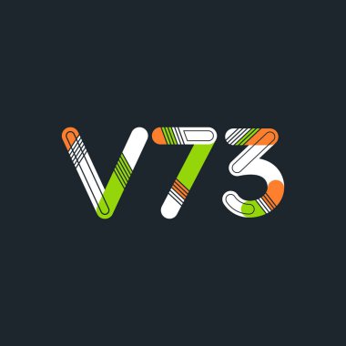 Harf ve sayı logosu V73