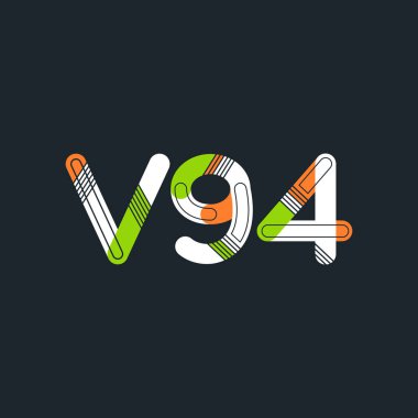 Harf ve sayı logosu V94