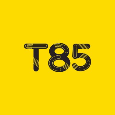 Harf ve sayı logosu T85