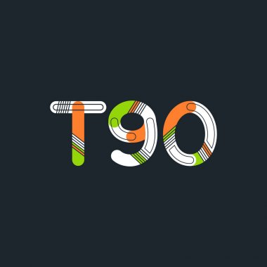 Harf ve sayı logosu T90