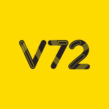 Harf ve sayı logosu V72