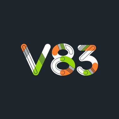 Harf ve sayı logosu V83